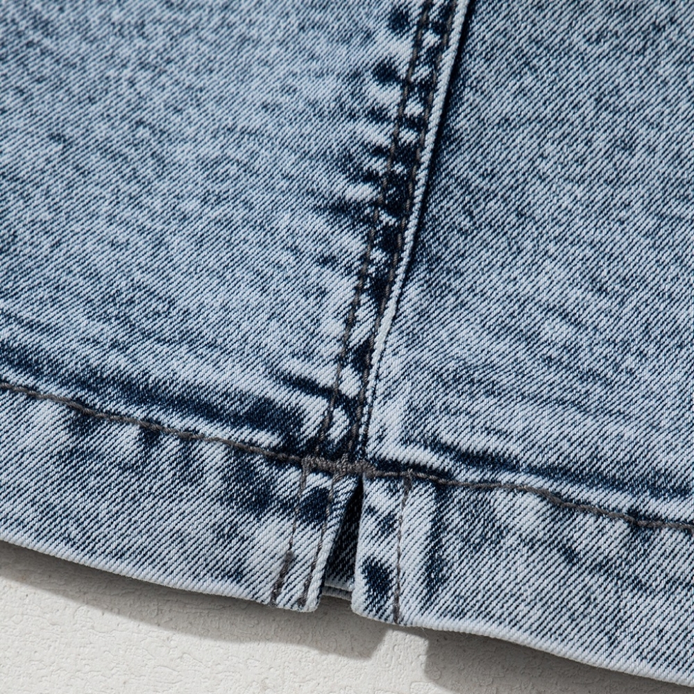 Draw Me In Denim Shorts - Picture 5 of 10